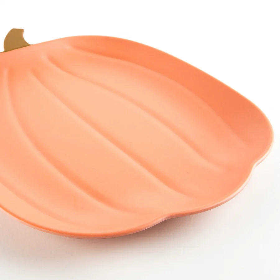 Meri Meri Reusable Bamboo Pumpkin Plate