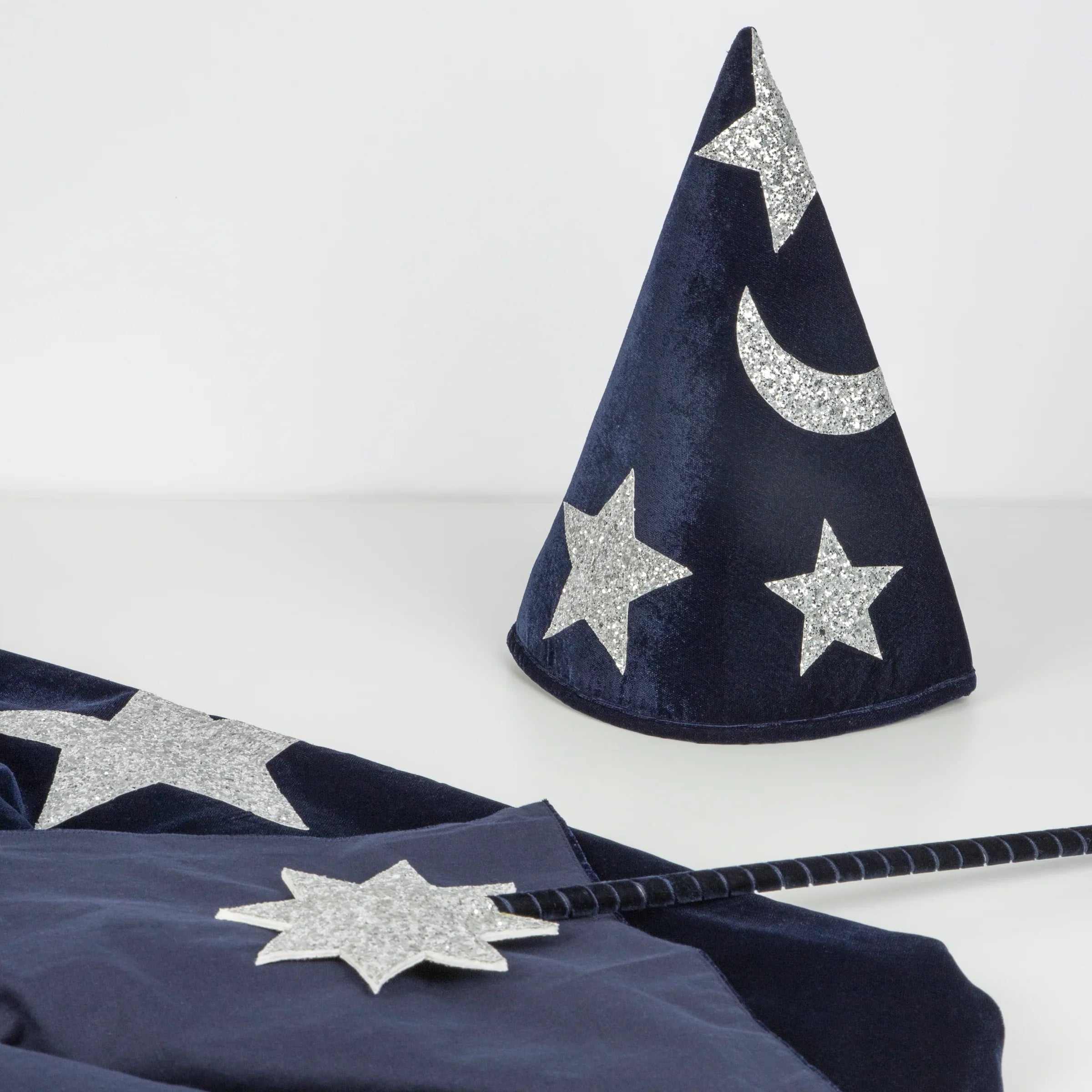 Meri Meri Blue Velvet Wizard Costume - Final Sale