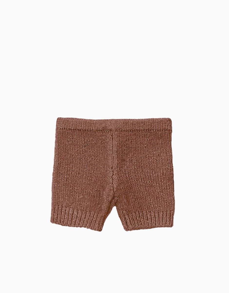 Minikane Doll Clothing | Vito Shorts in Knit Wool - Caramel