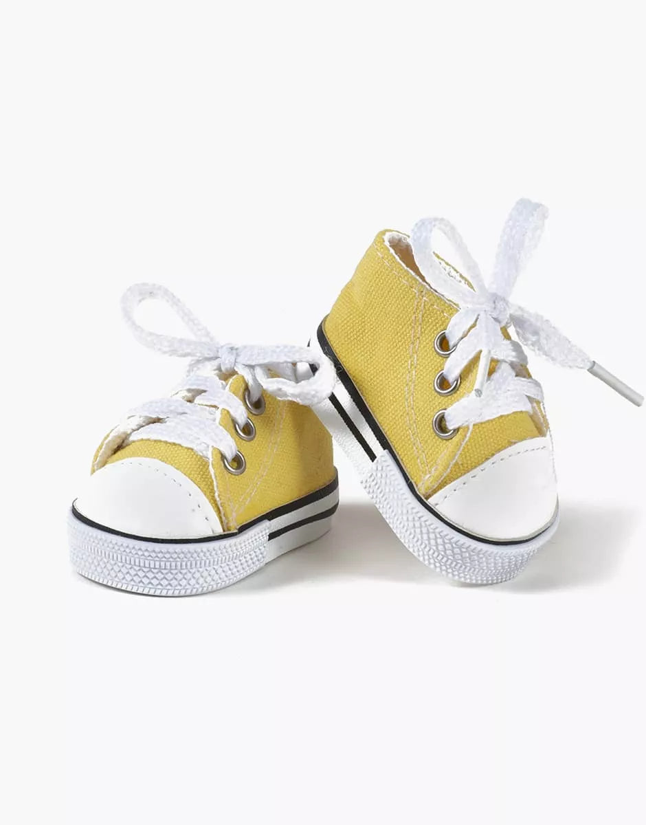 Minikane Doll Shoes | Converse Style Lemon Sneakers