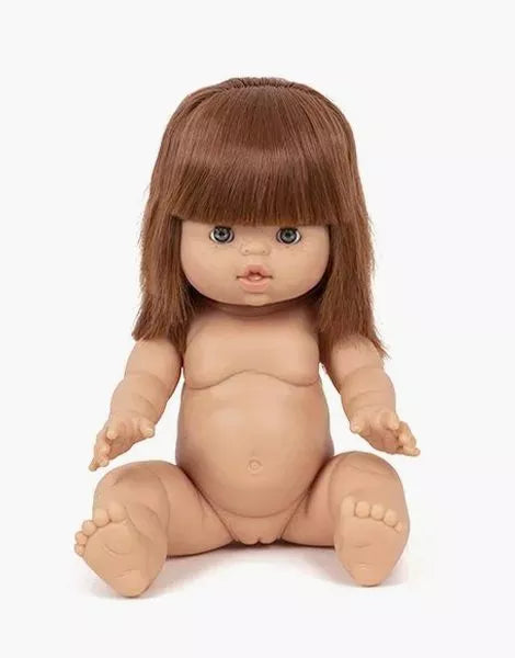 Minikane Baby Doll With Sleeping Eyes (13") - Capucine (Clothing Sold Separately)