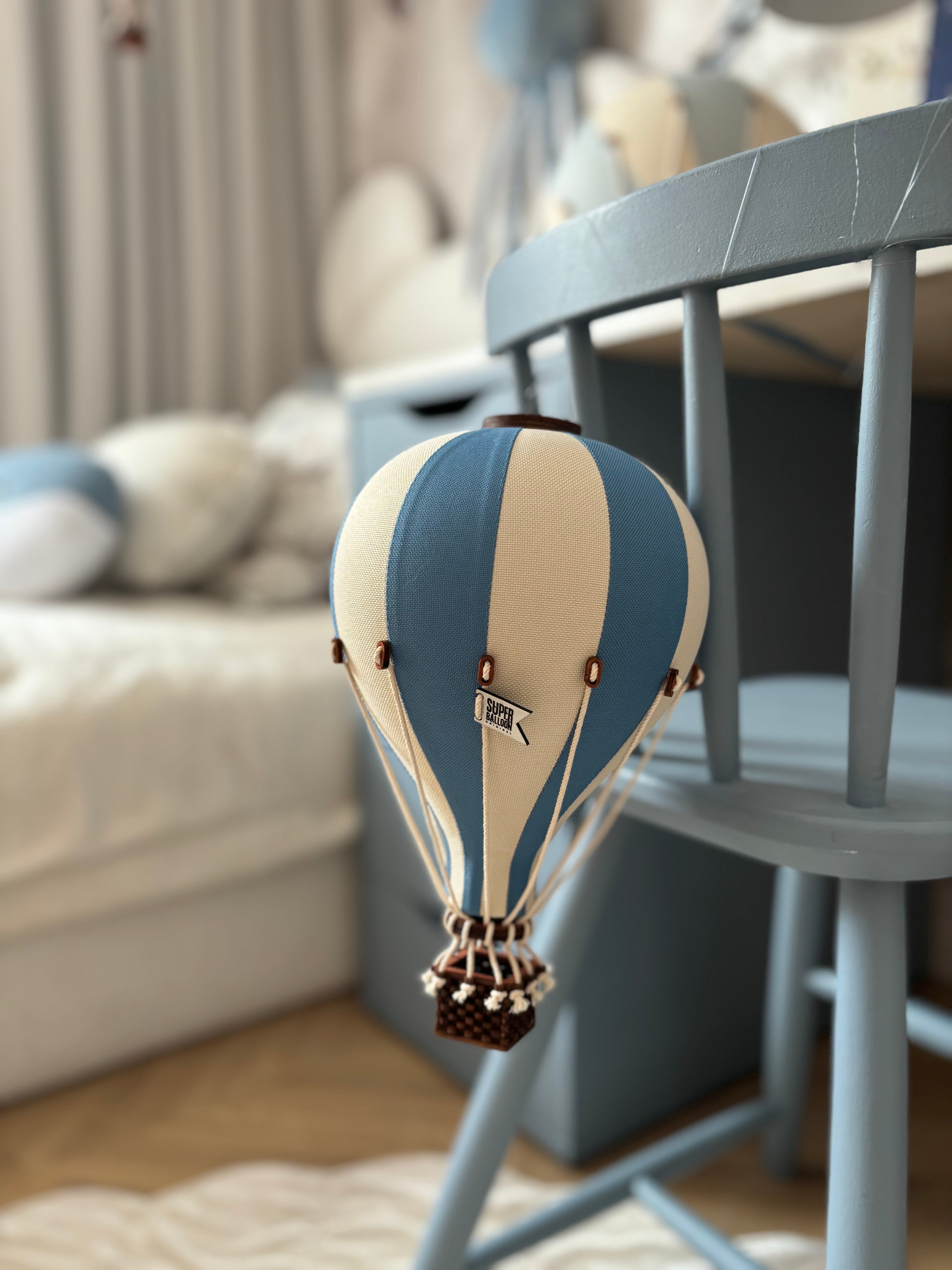 Hot Air Balloon - Marine Blue
