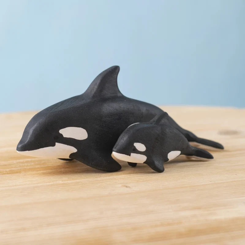 Bumbu Handmade Wooden Orca Set