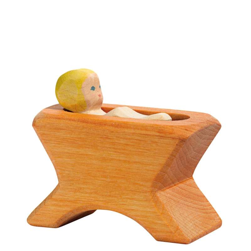Ostheimer Baby Jesus in Crib