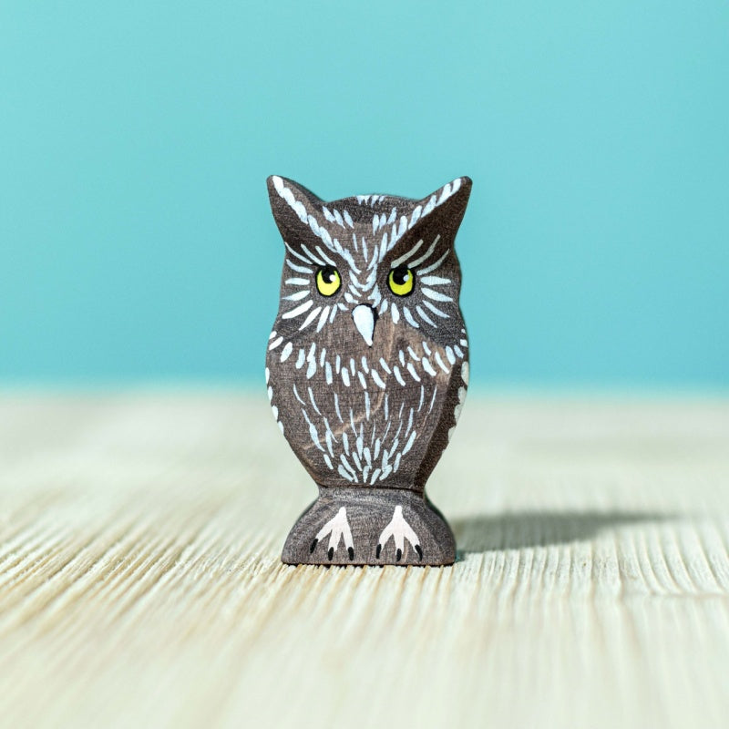 Bumbu Handmade Wooden Ancient Oak Tree with Owl Set
