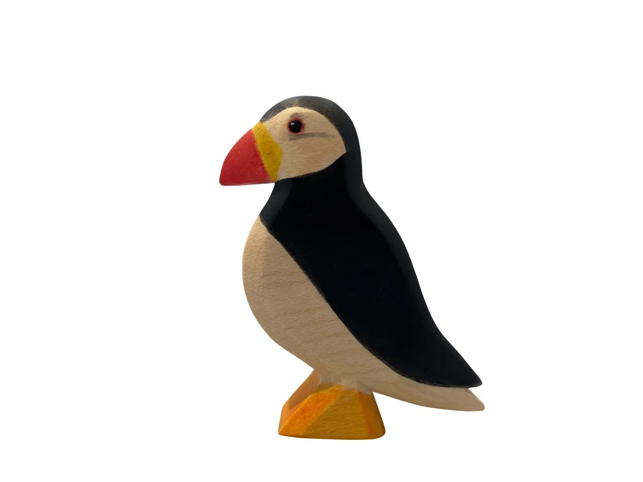 Handmade Holzwald Bird - Puffin
