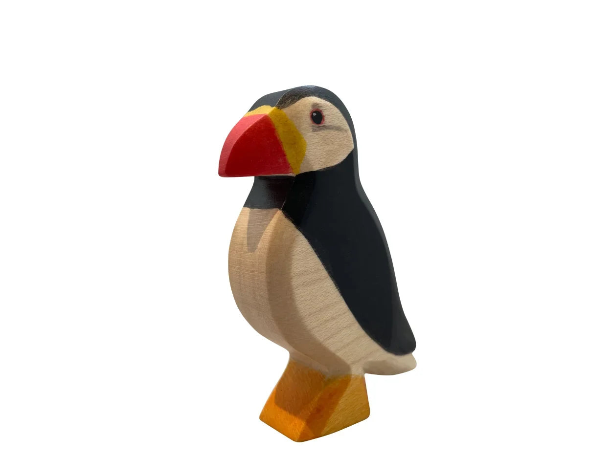 Handmade Holzwald Bird - Puffin