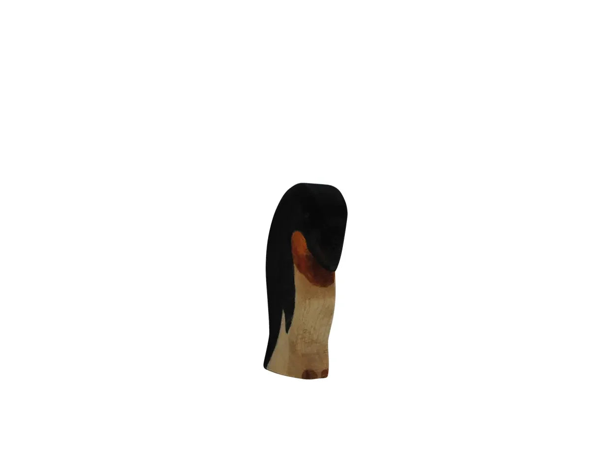 Handmade Holzwald Penguin, Head Down