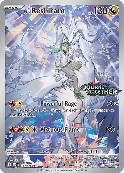 N's Reshiram (167/159) [Scarlet & Violet: Journey Together Stamped ]
