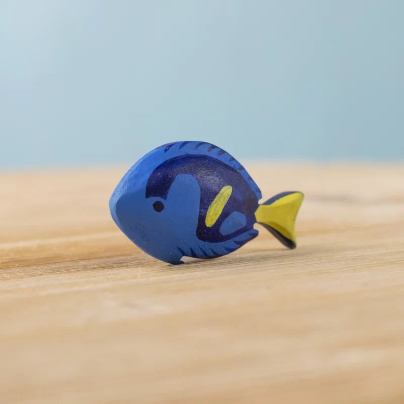 Bumbu Handmade Wooden Royal Blue Fish
