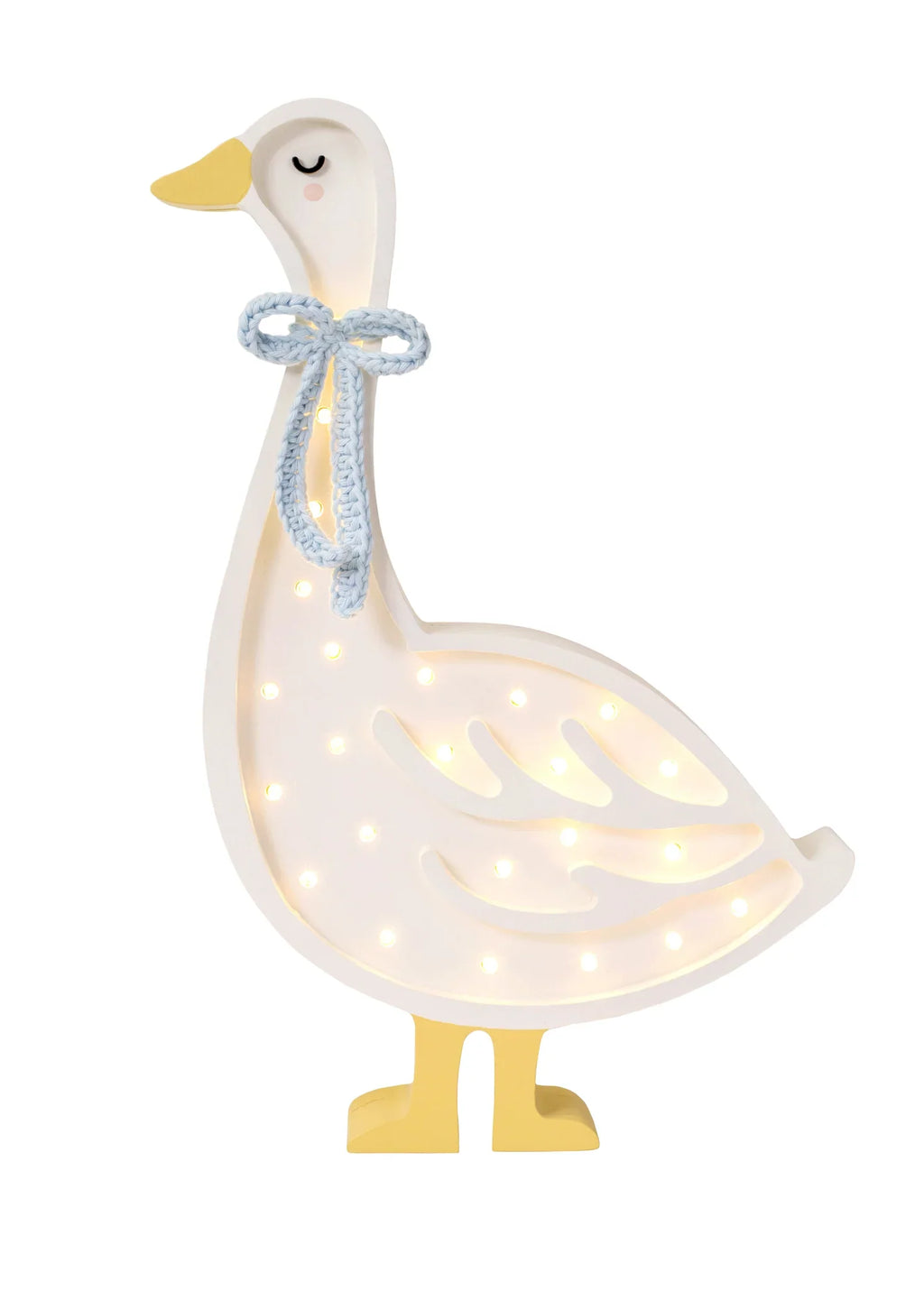Handmade Wooden Lamp - Goose