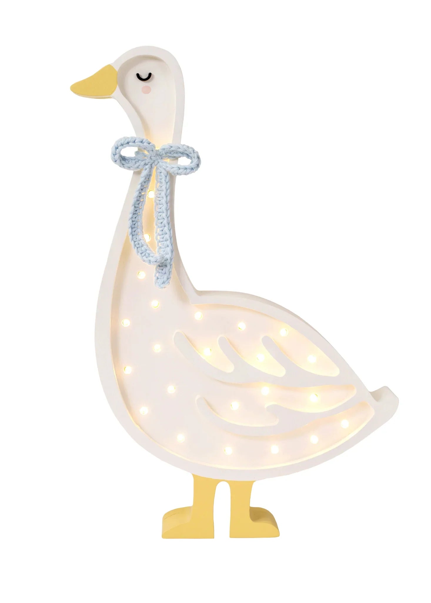 Handmade Wooden Lamp - Goose