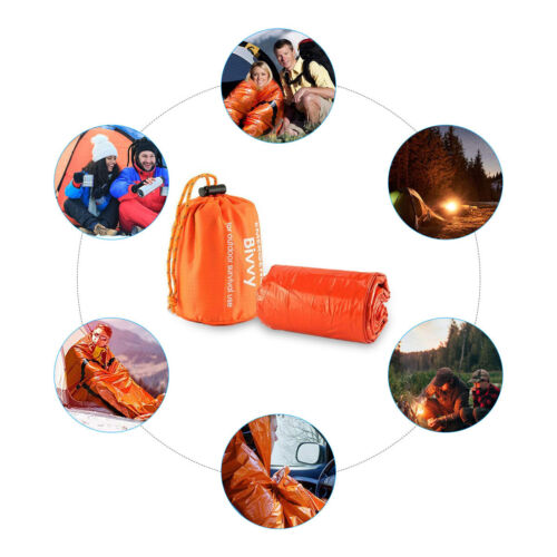 Emergency Bivy Sleeping Bag – Thermal Mylar Survival Sack
