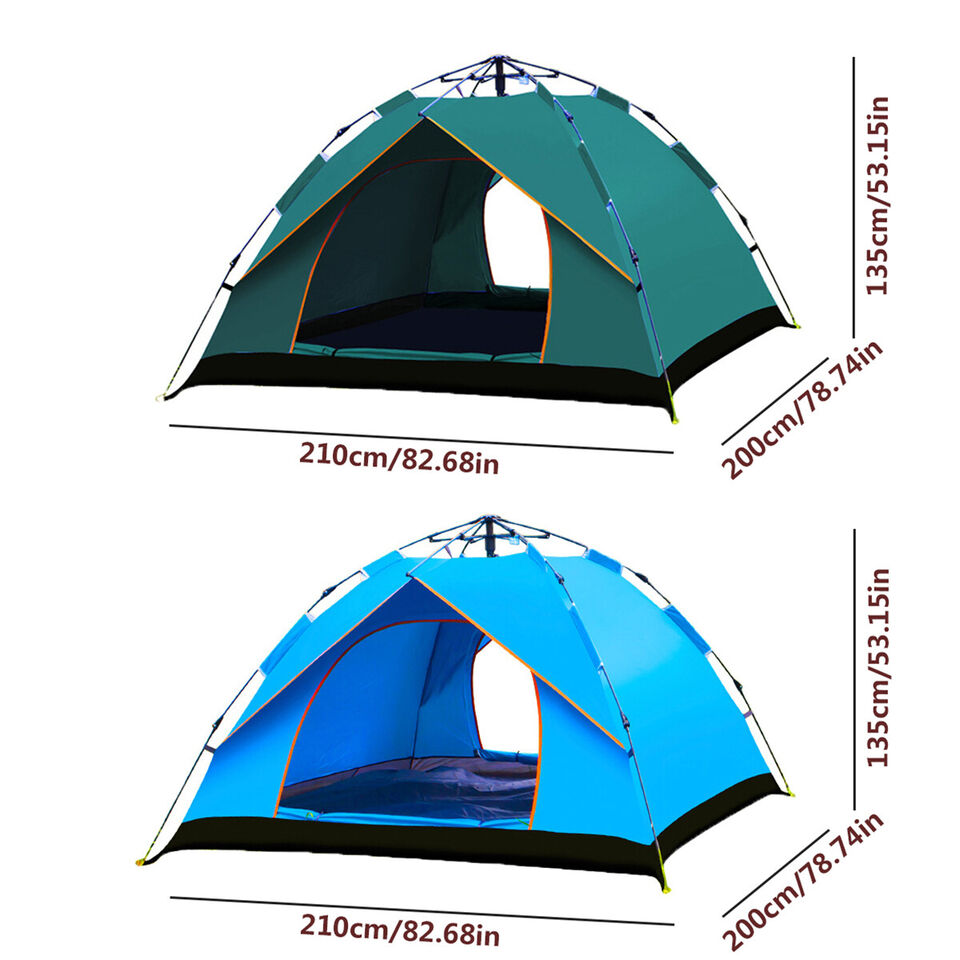 Pop-Up Camping Tent – Instant Waterproof Backpacking Tent 2-4 Person