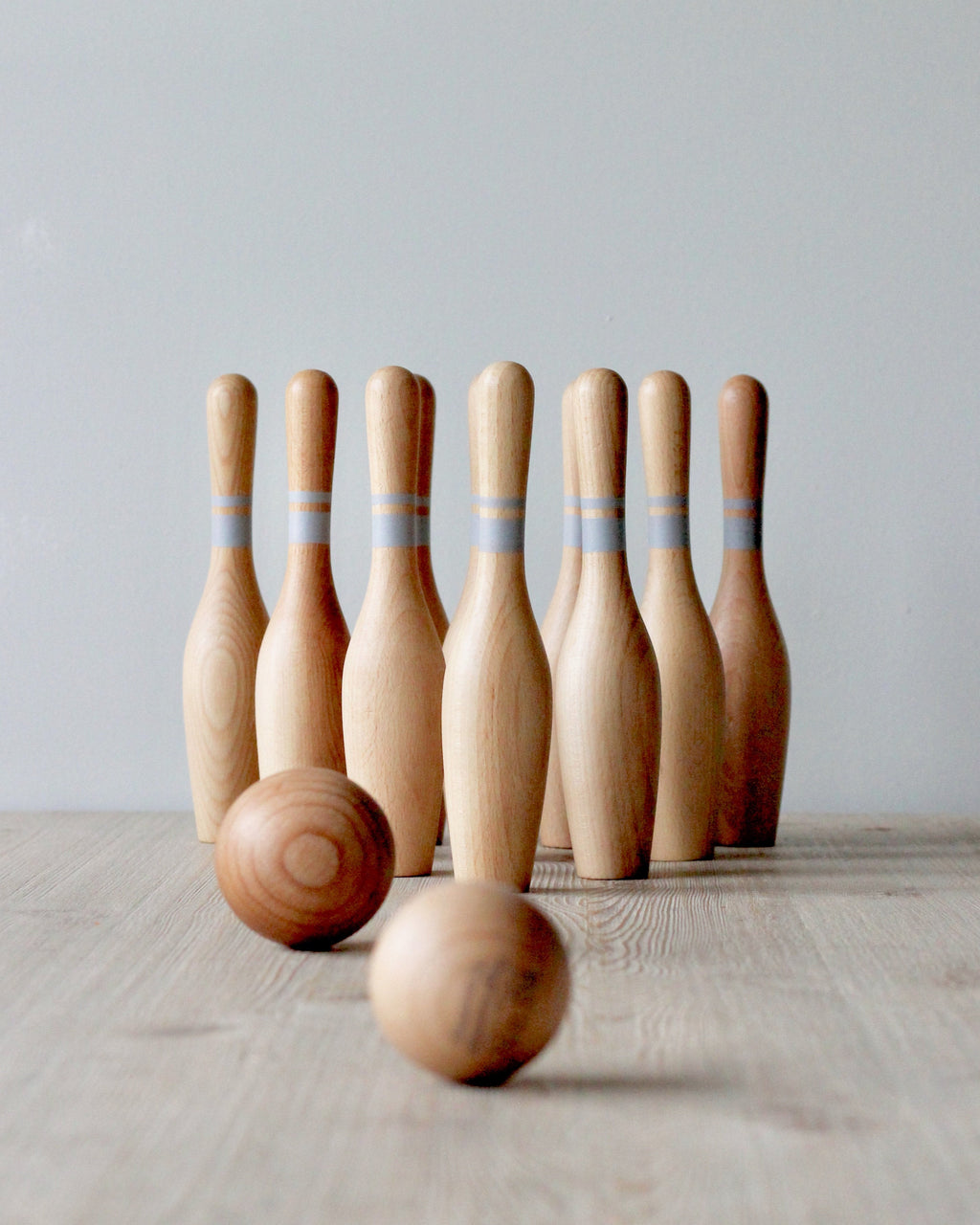 Wooden Bowling Set