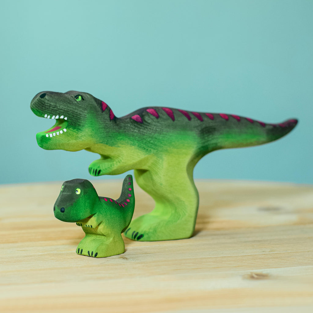 Bumbu Handmade Wooden T-Rex Dinosaur Set