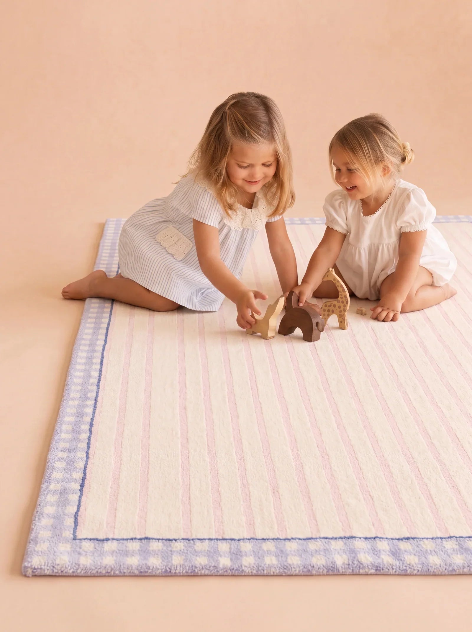 Little Forest Animals Silk Rug — The Gingham