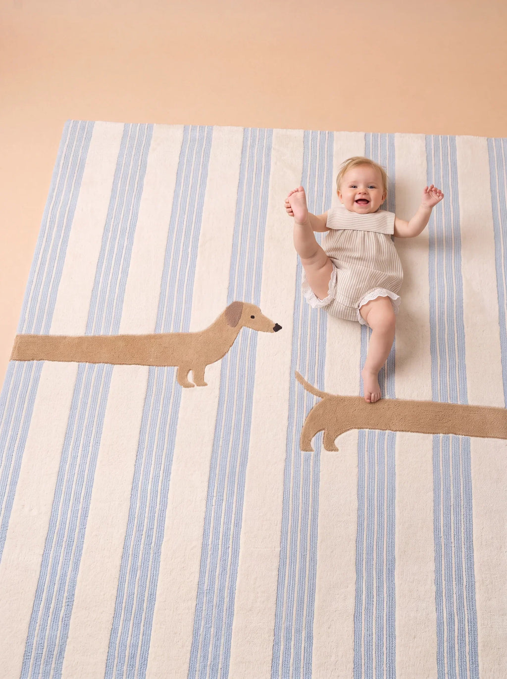 Little Forest Animals Silk Rug — The Dachshund