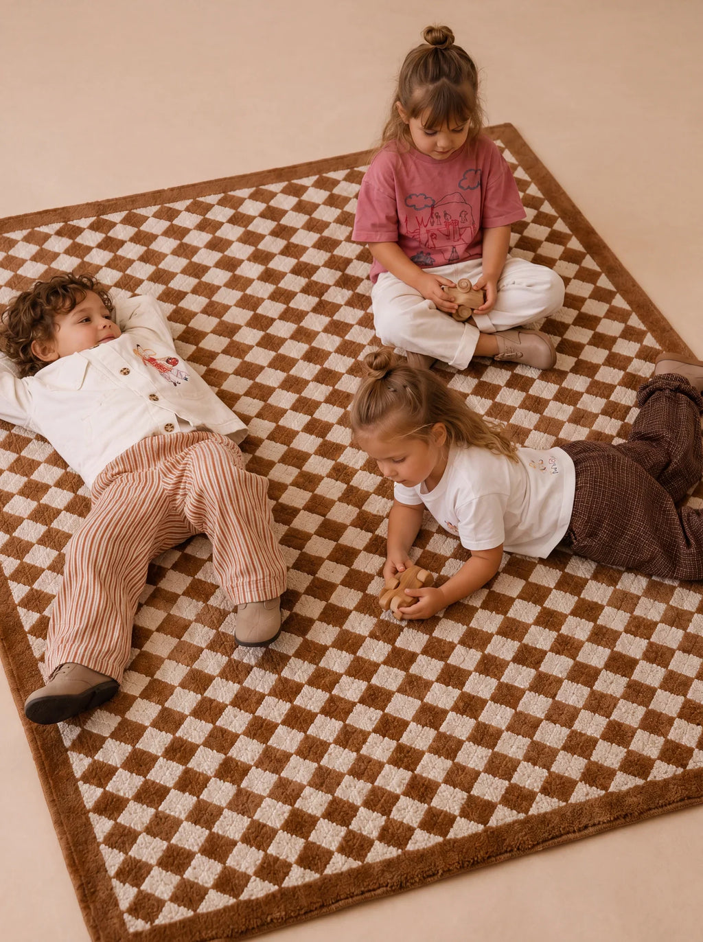 Little Forest Animals Silk Rug — The Diamond