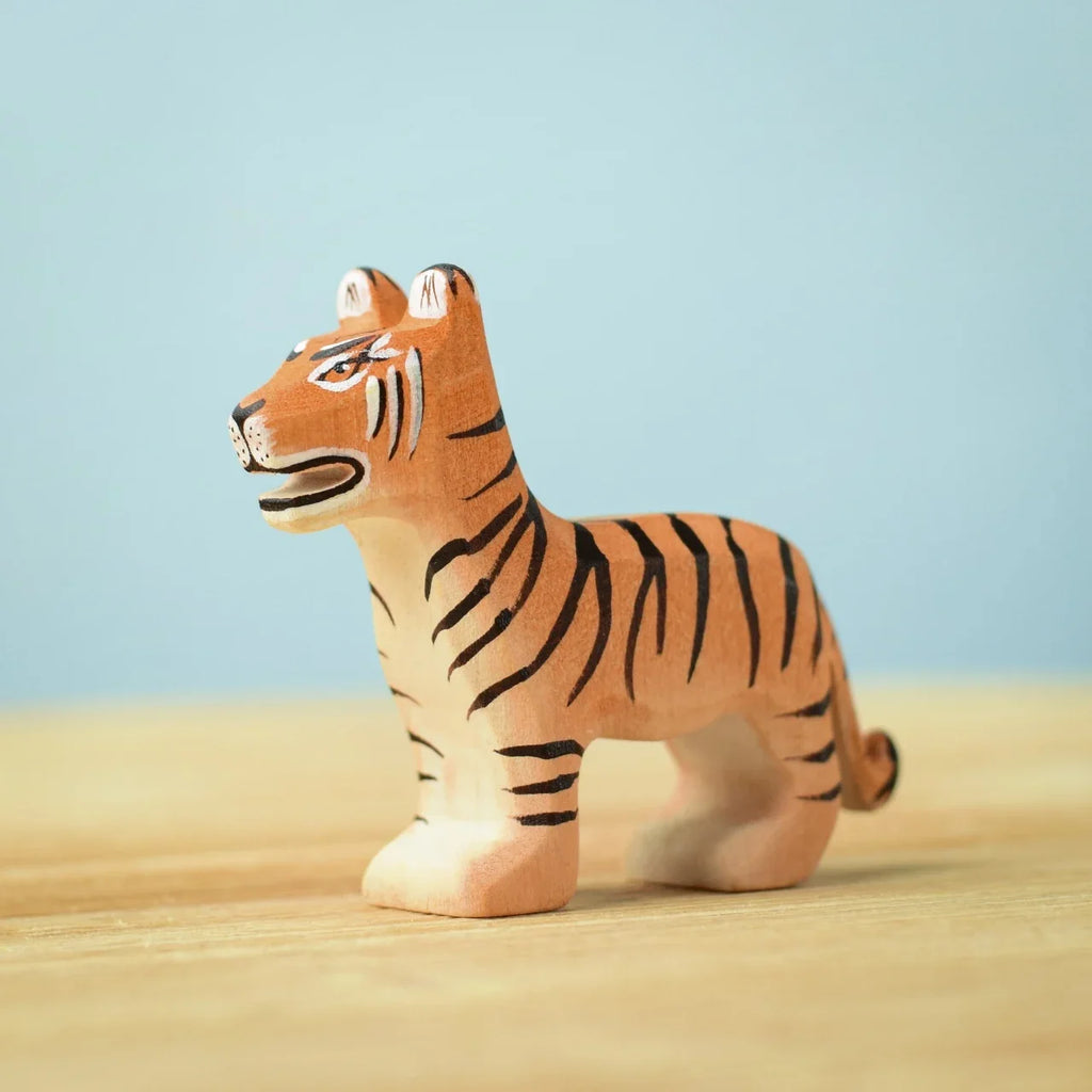 Bumbu Handmade Wooden Tiger Set
