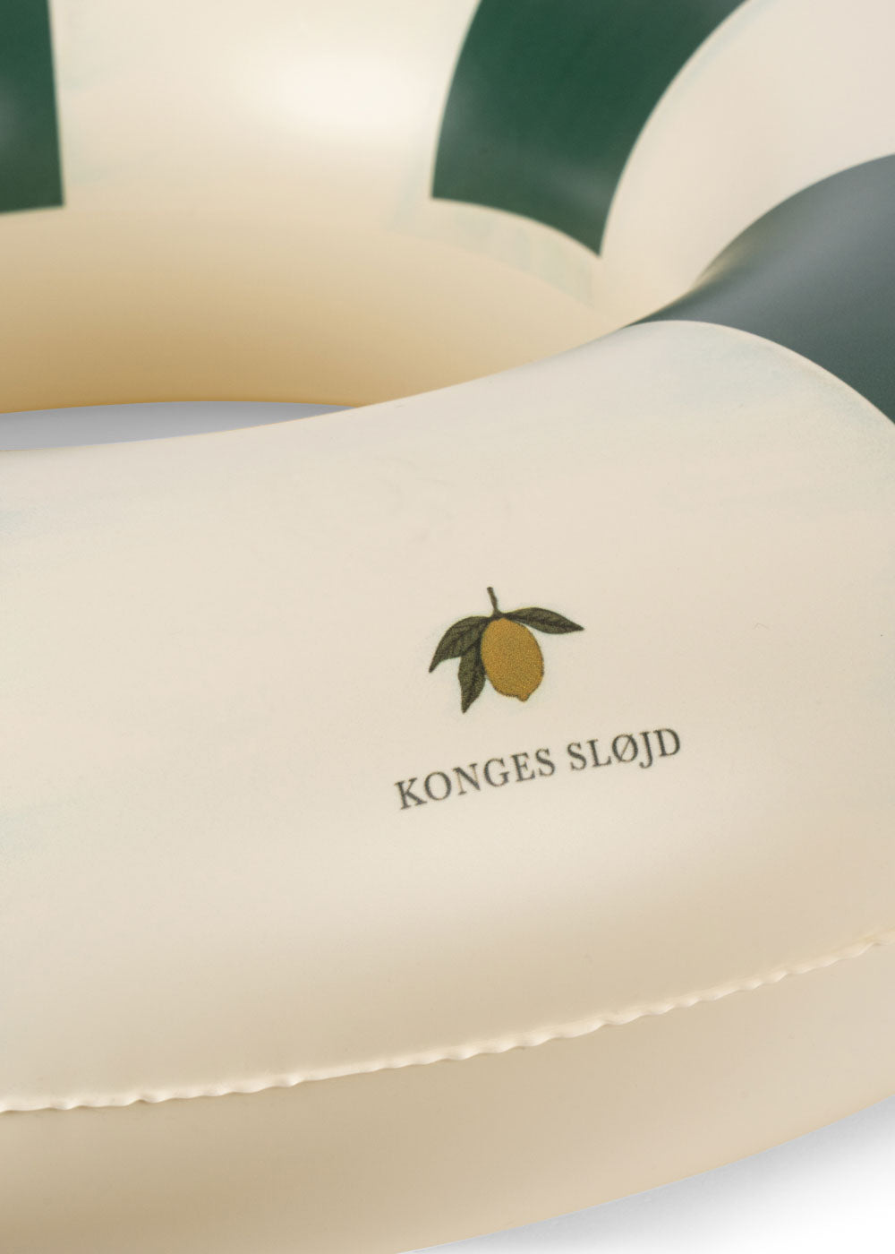 Konges Sloejd Junior Swim Ring - Green Stripe - Final Sale