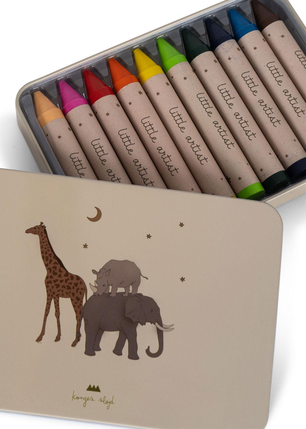 Konges Sloejd Beeswax Crayons - Safari