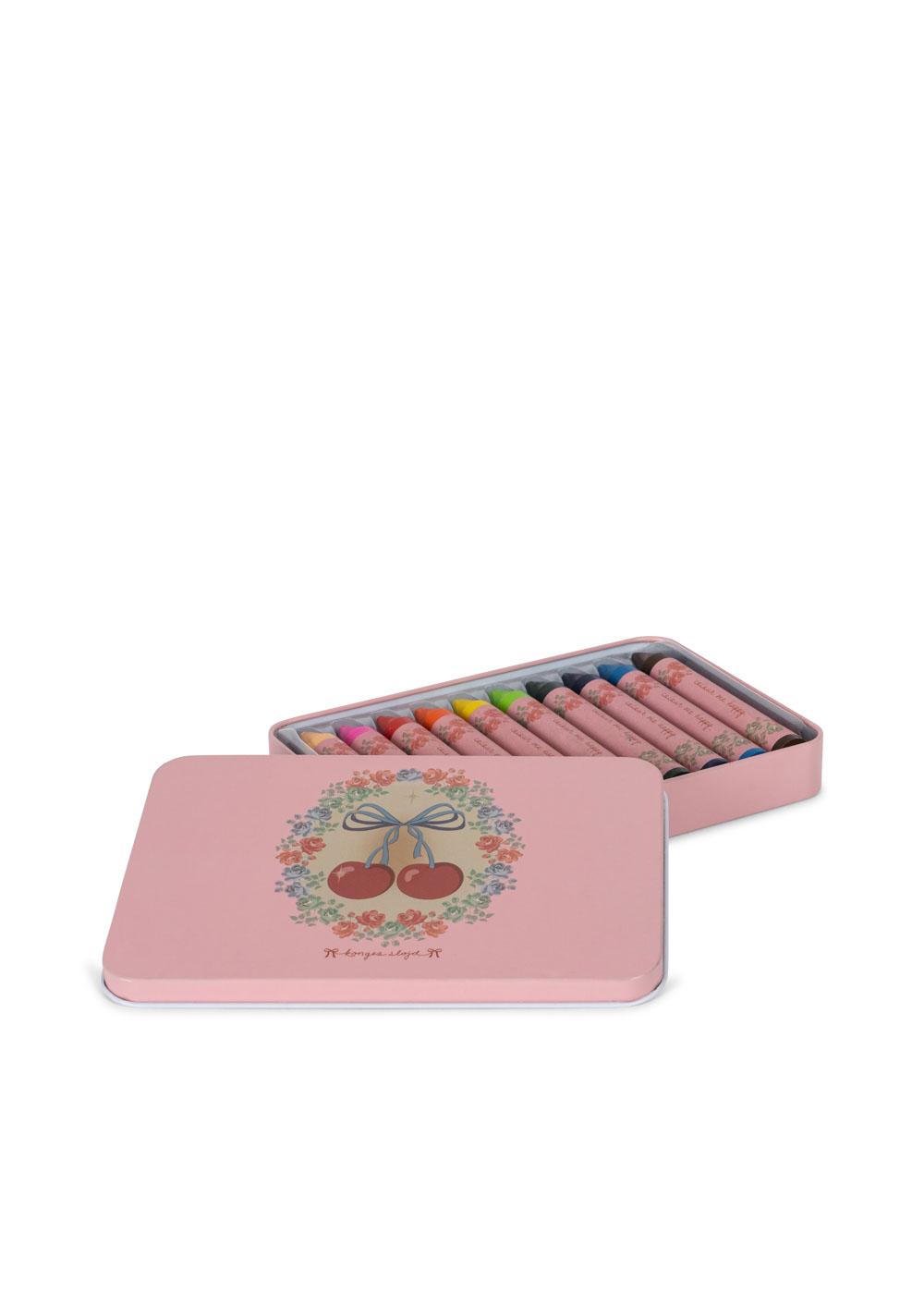 Konges Sloejd Beeswax Crayons - Cherry Bow