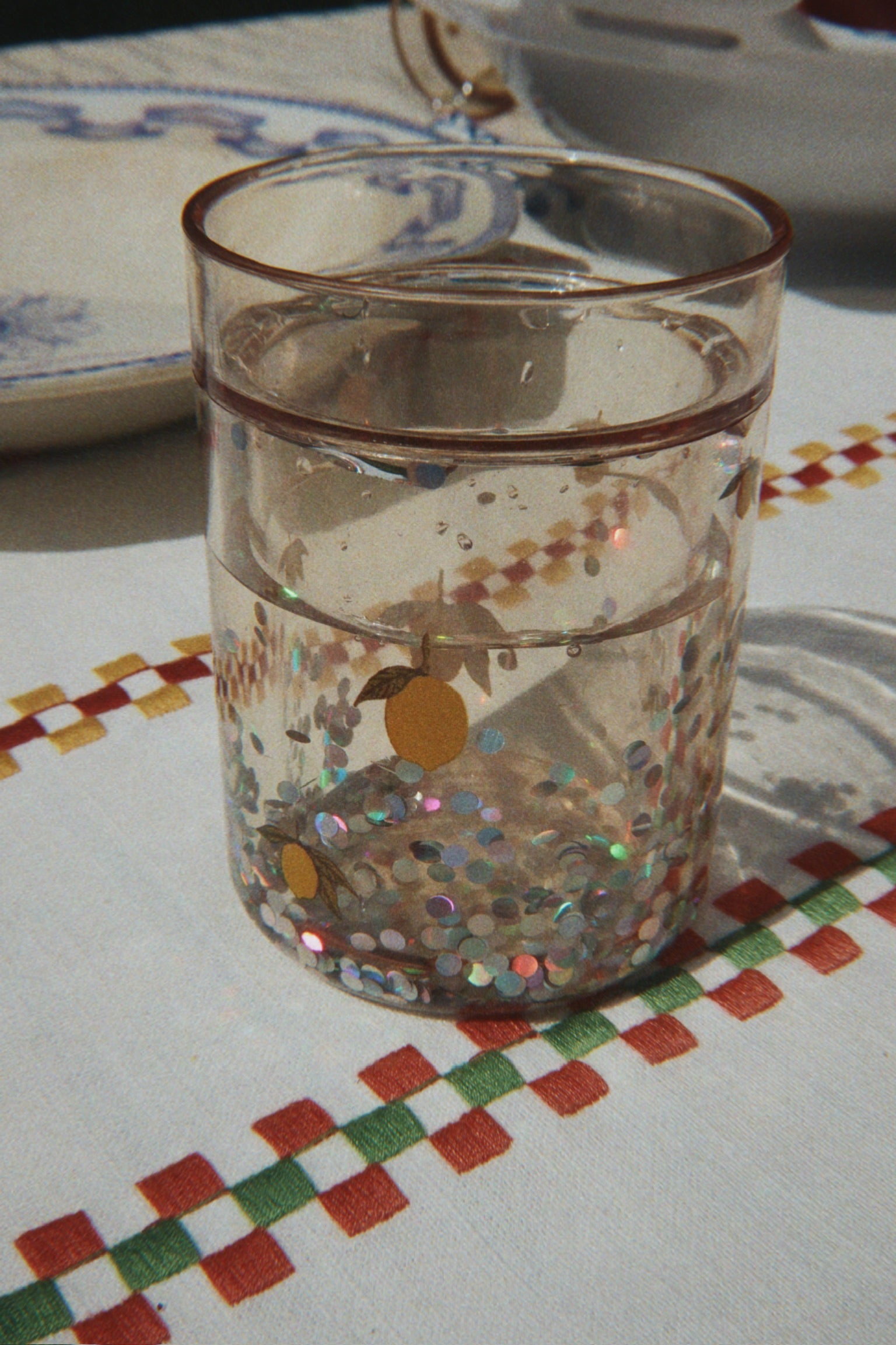 Konges Sloejd Glitter Cups - Lemon (2 Pack)