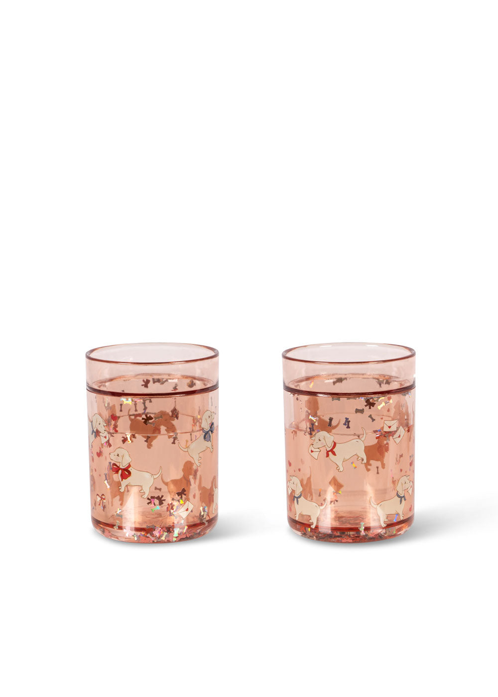 Konges Sloejd Glitter Cup - Woof Letter Rose (Single)