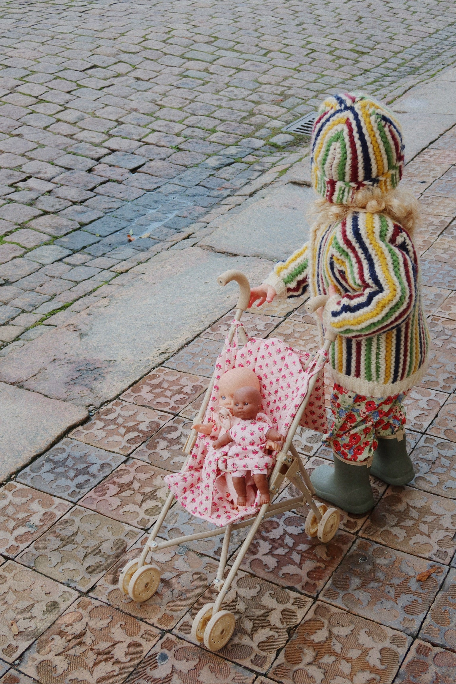 Konges Sloejd Doll Stroller - Rosie Rose