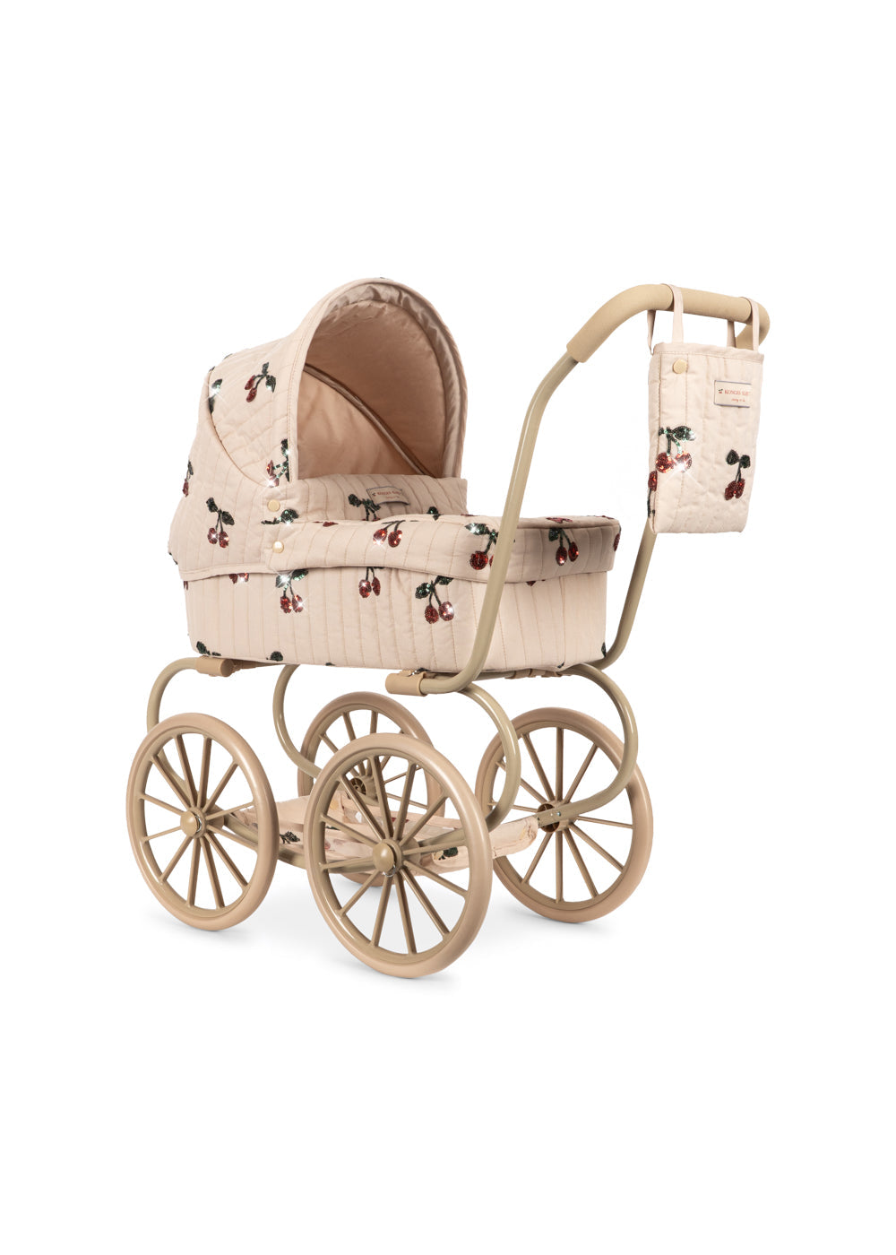 Konges Sloejd Mini Tulle Doll Pram - Cherry Sequin