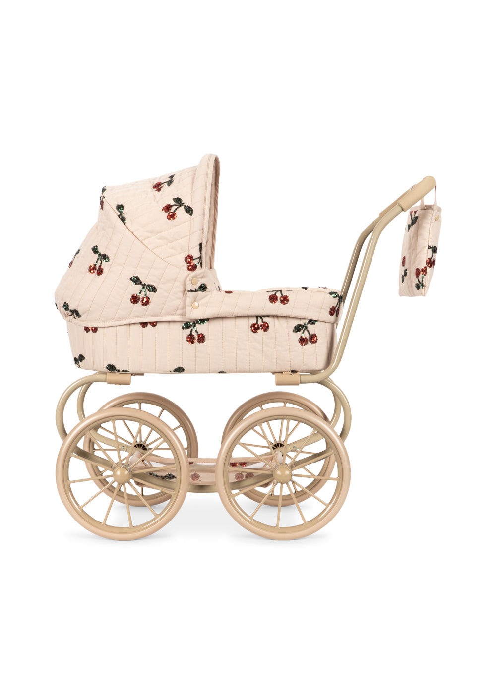 Konges Sloejd Mini Tulle Doll Pram - Cherry Sequin