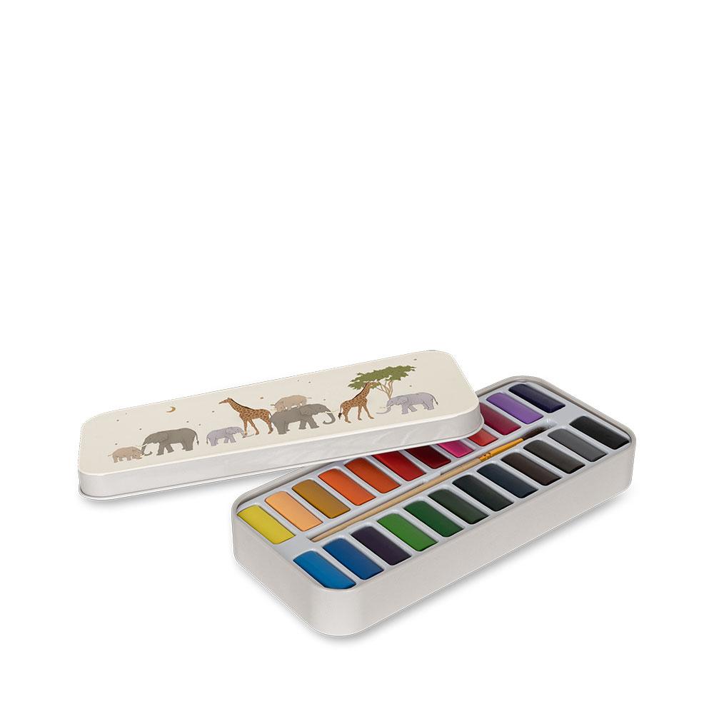 Konges Sloejd Water Colors Paint Set - Safari