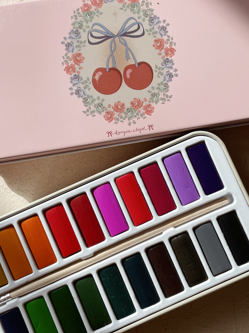 Konges Sloejd Water Colors Paint Set - Cherry Bow