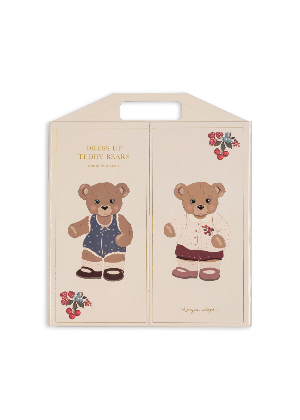 Konges Sloejd My Sticker World Book Set - Teddy
