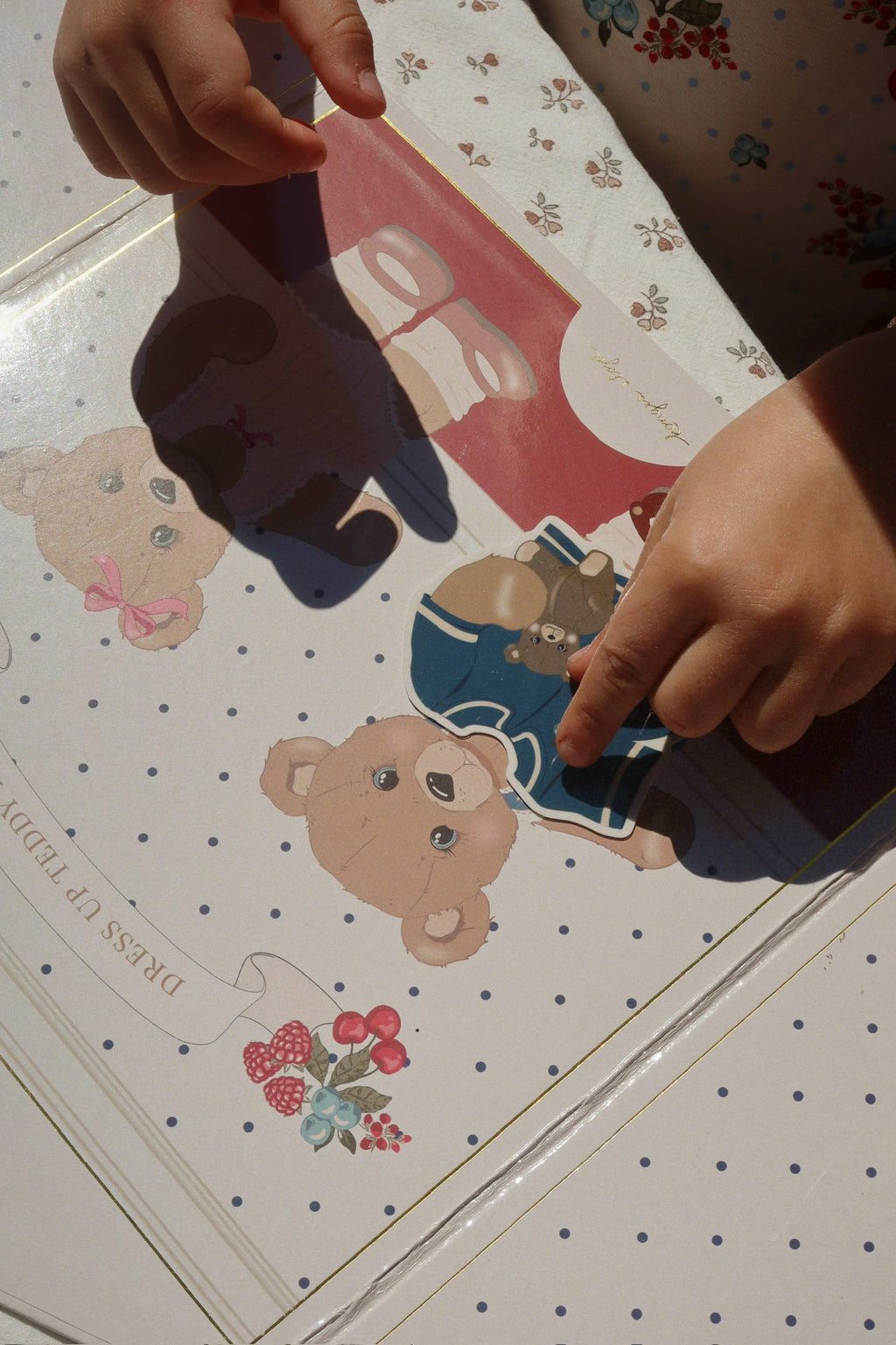 Konges Sloejd My Sticker World Book Set - Teddy