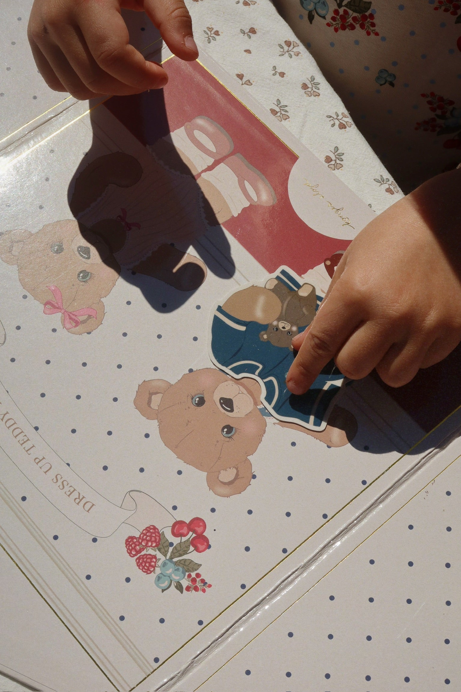 Konges Sloejd My Sticker World Book Set - Teddy