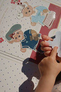 Konges Sloejd My Sticker World Book Set - Teddy