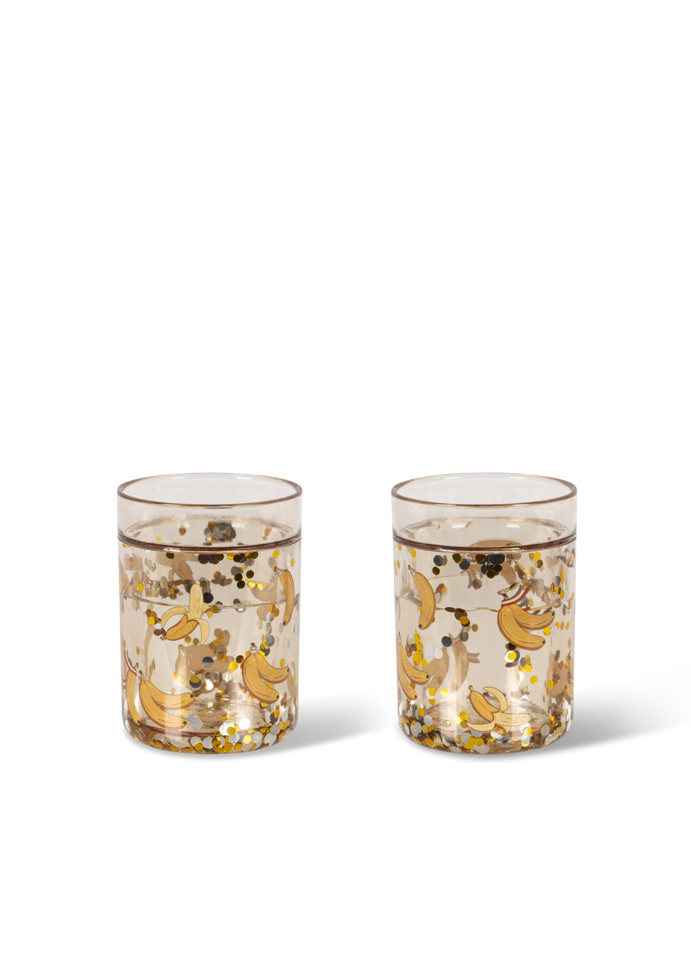 Konges Sloejd Glitter Cups - Let's Go Bananas (2 Pack)