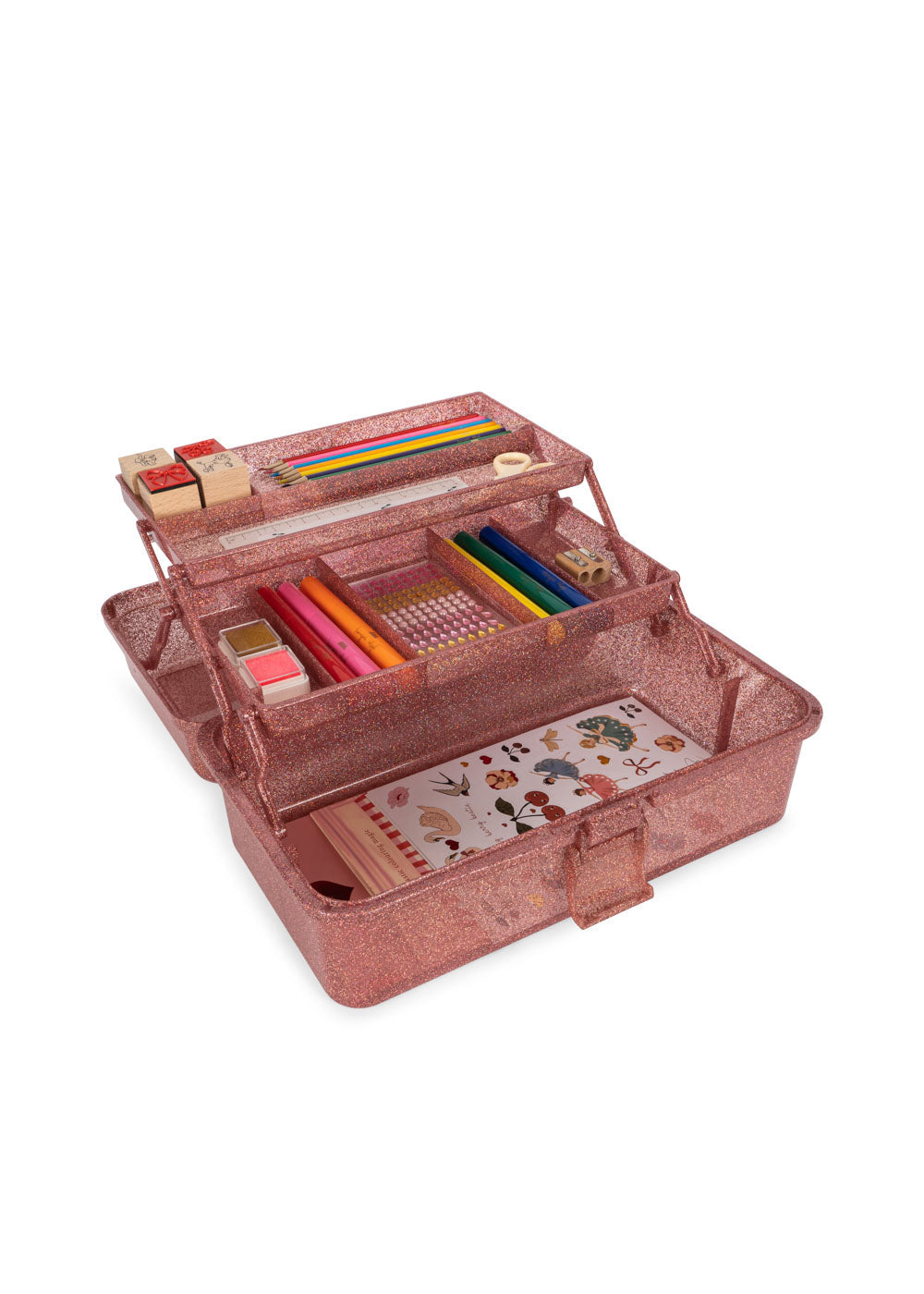 Konges Sloejd Creative Art Caddy - Glitter Rose