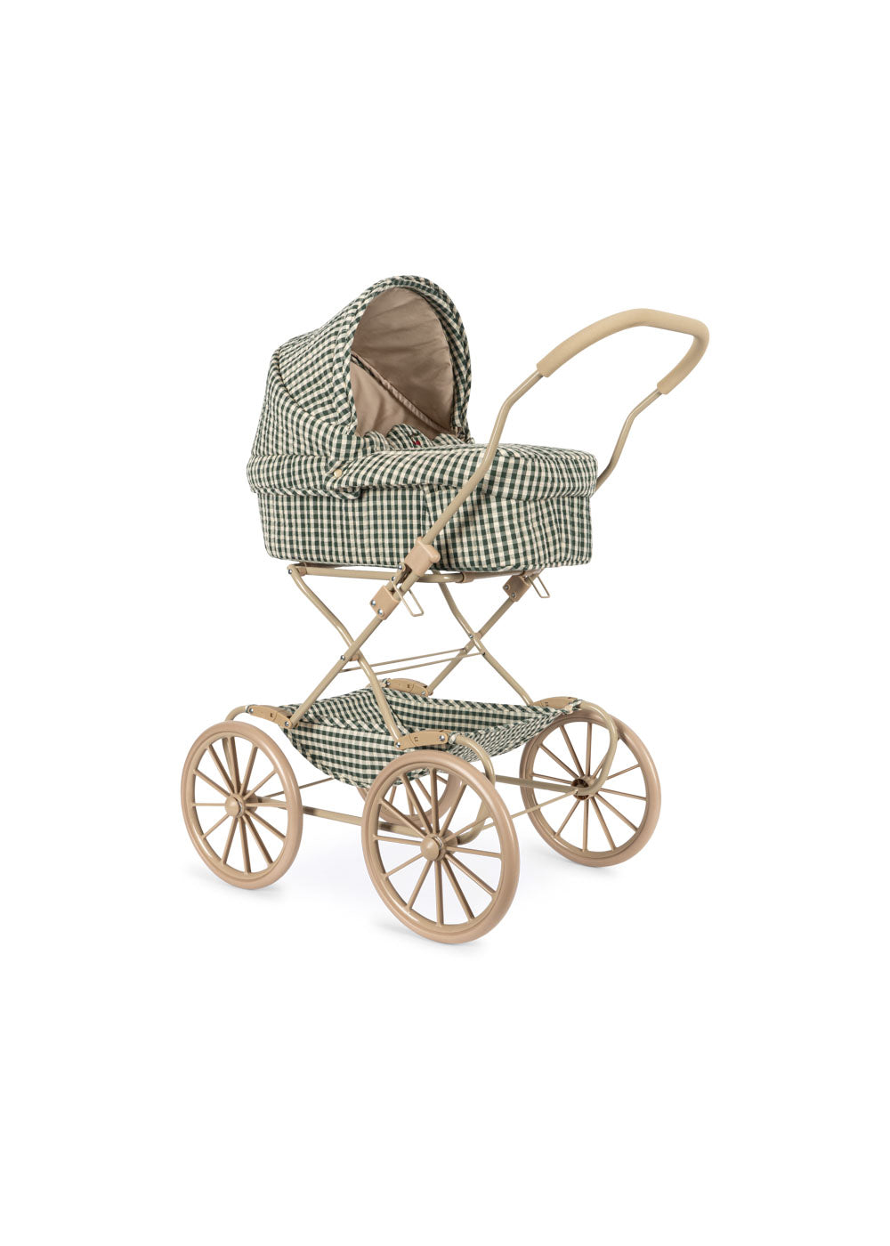 Konges Sloejd Doll Pram - Smoke Pine Checkered
