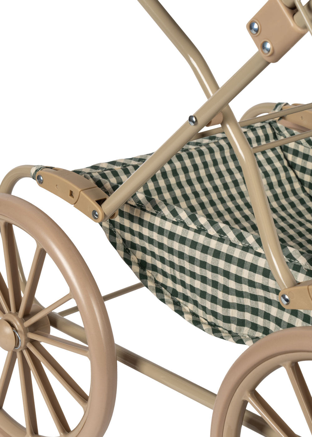Konges Sloejd Doll Pram - Smoke Pine Checkered