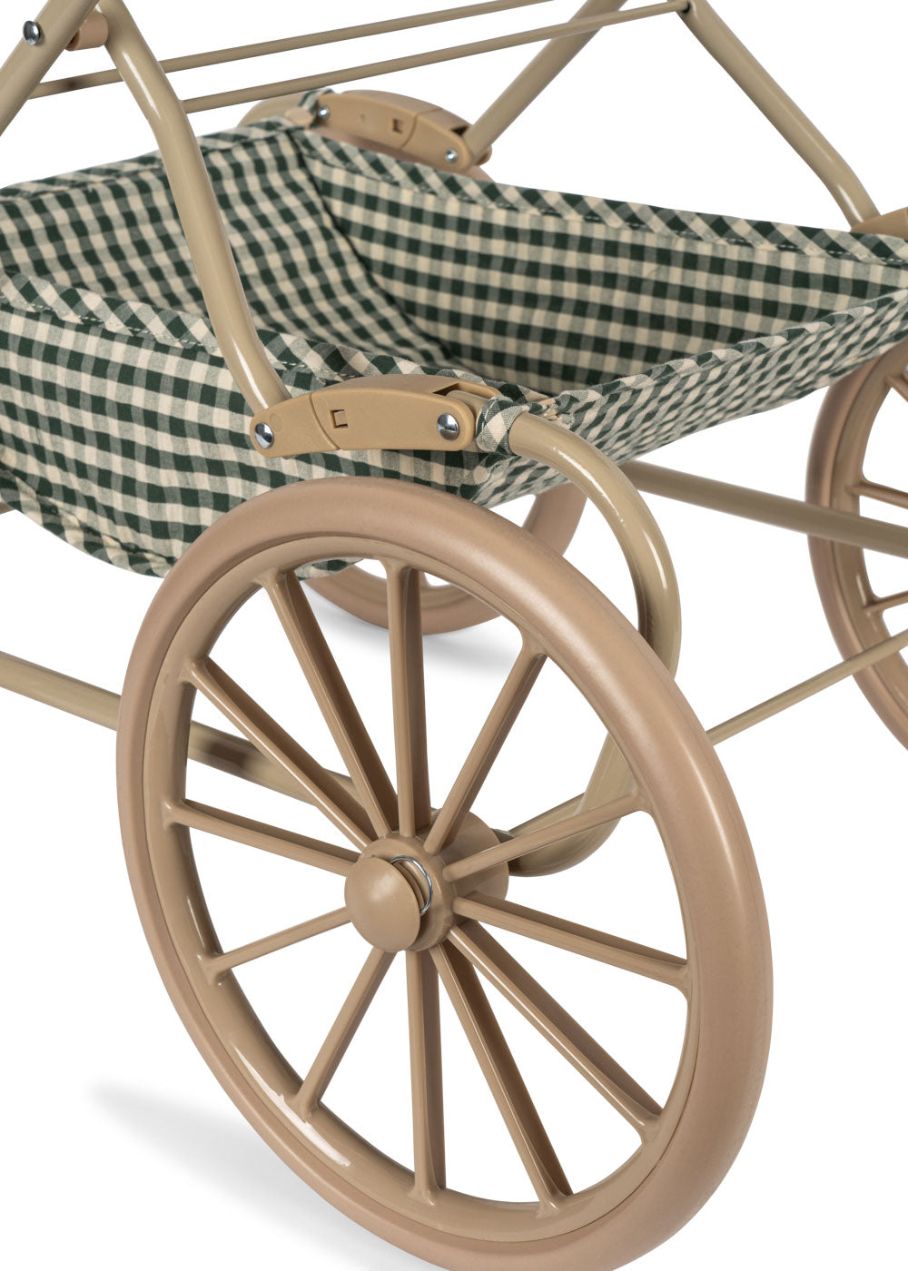 Konges Sloejd Doll Pram - Smoke Pine Checkered