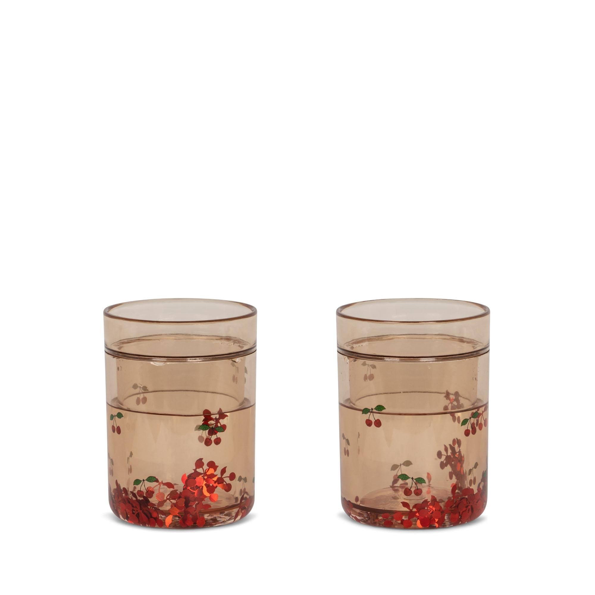 Konges Sloejd Glitter Cups - Cherry (2 Pack)