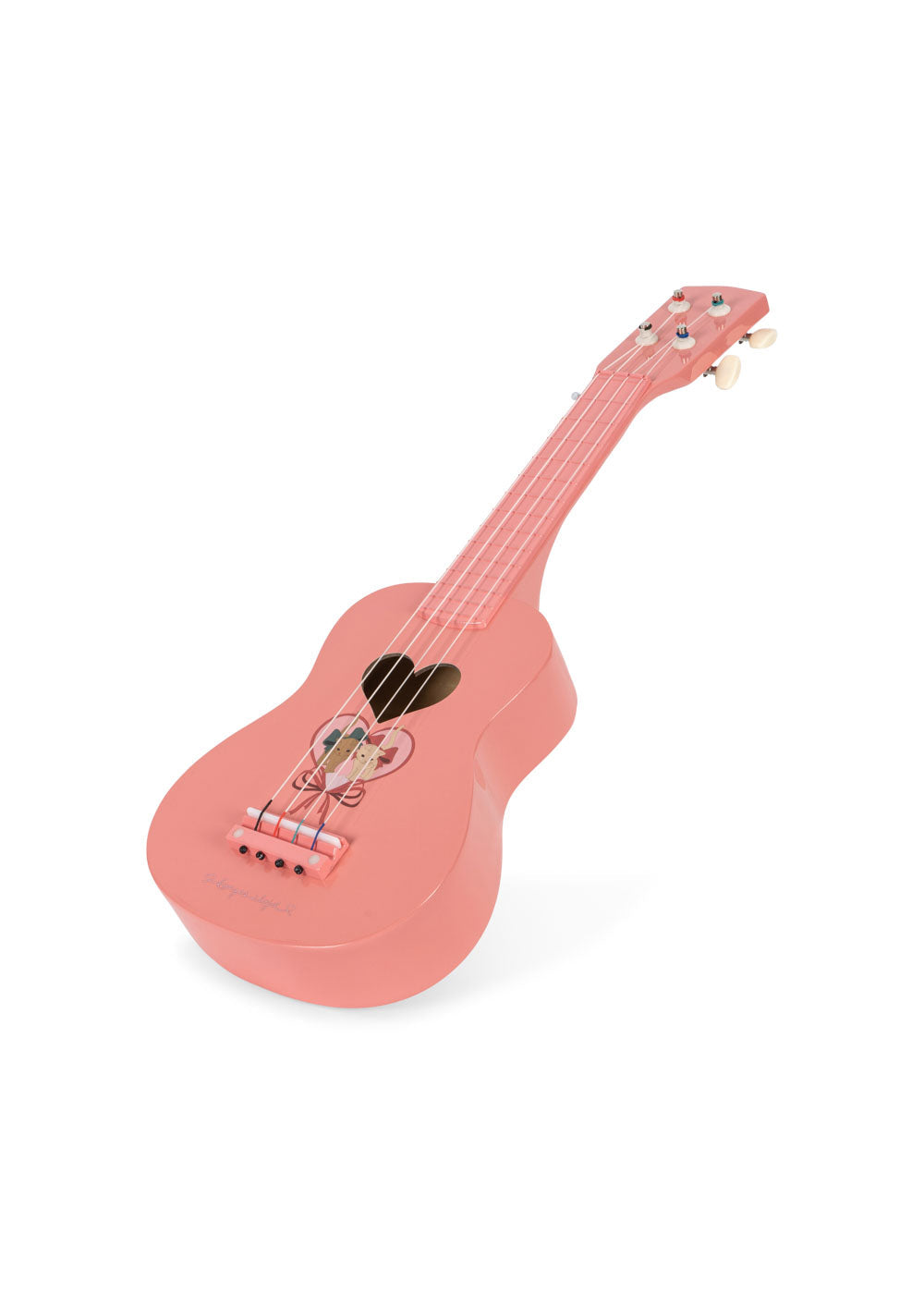 Konges Sloejd Wooden Ukulele - Bow Kitty