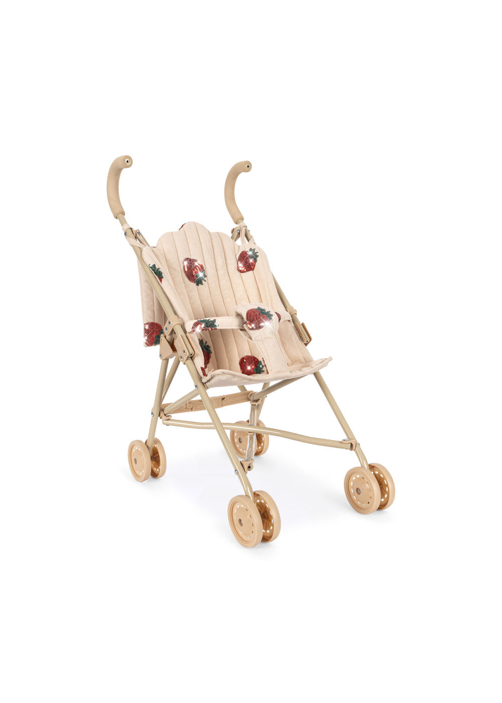Konges Sloejd Tulle Doll Stroller - Strawberry