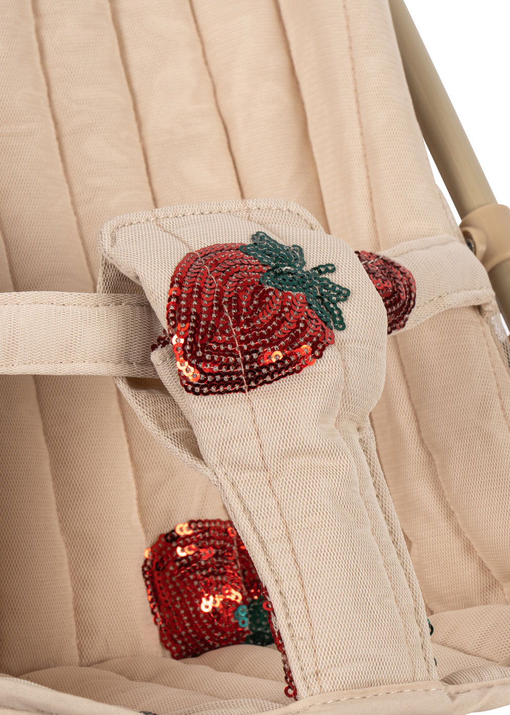 Konges Sloejd Tulle Doll Stroller - Strawberry
