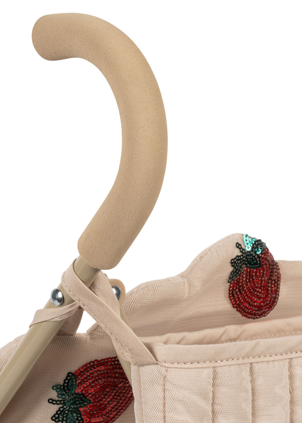 Konges Sloejd Tulle Doll Stroller - Strawberry