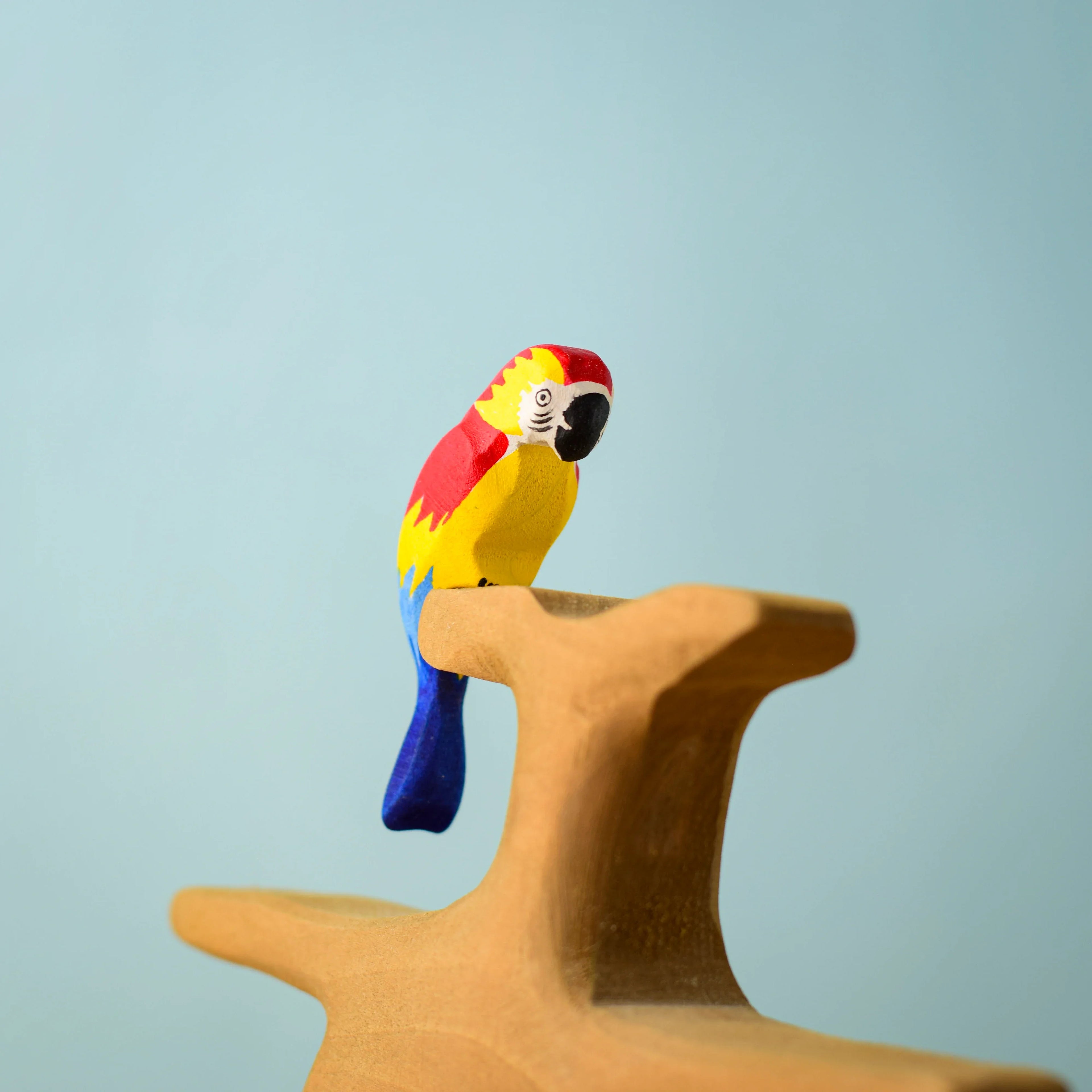 Bumbu Handmade Wooden Amazonian Parrot