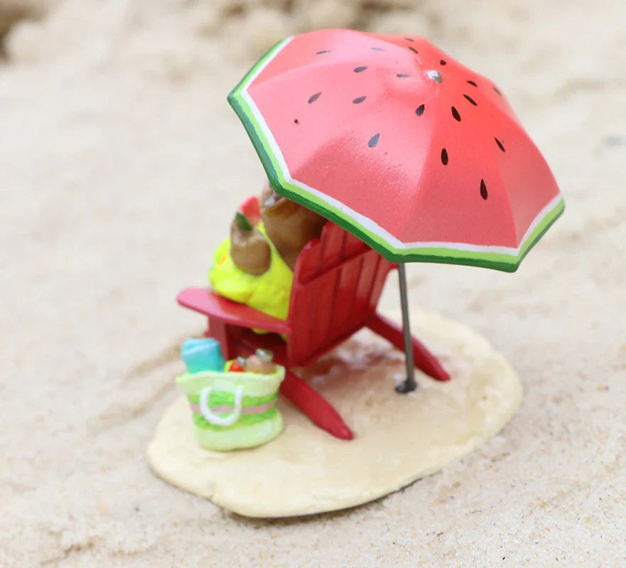 Wee Forest Folk Tiny Collectible - Perfect Beach Day! (Not a Toy)